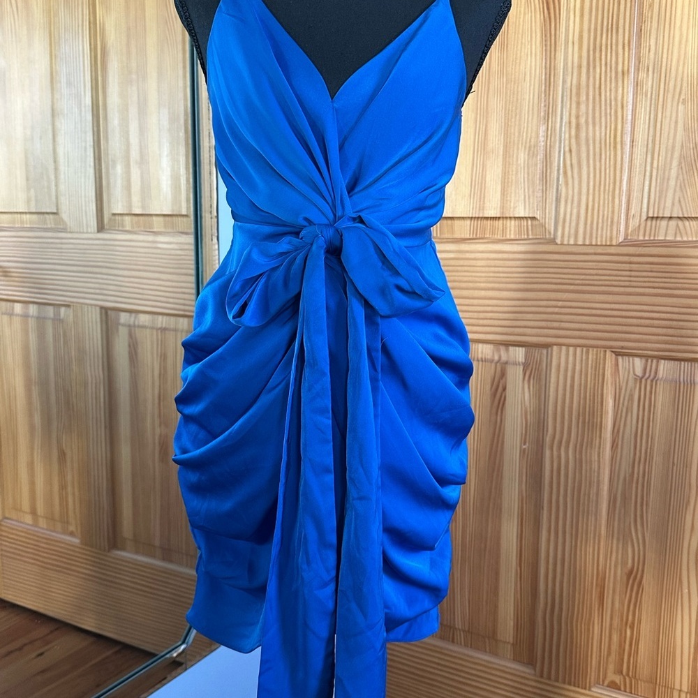 DO+BE Vibrant Royal Blue Mini Dress (Small)